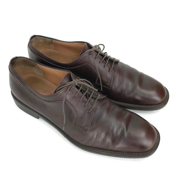 Salvatore Ferragamo Men\'s Brown Oxfords 10.5 main image 7